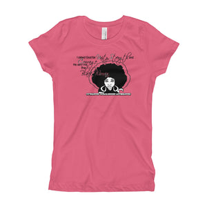 Girl's T-Shirt-Strong Black Woman