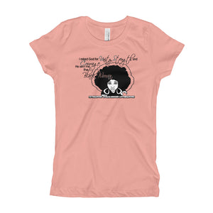 Girl's T-Shirt-Strong Black Woman